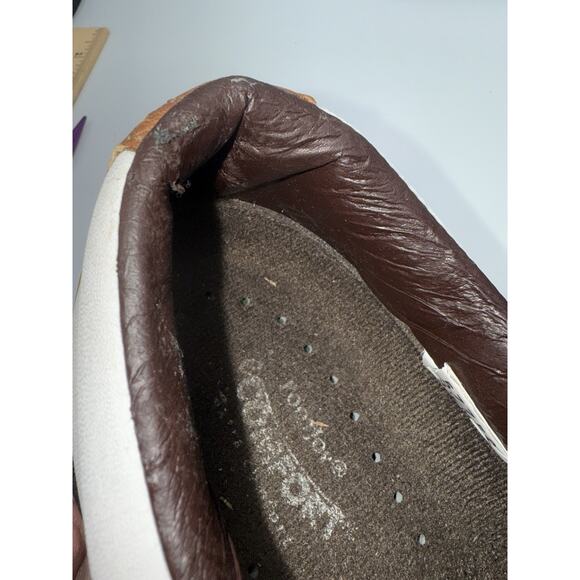 Footjoy eComfort‎ Golf Shoes Woven Saddle Oxfords White Mens 57752 Size 9.5 M - Picture 11 of 14